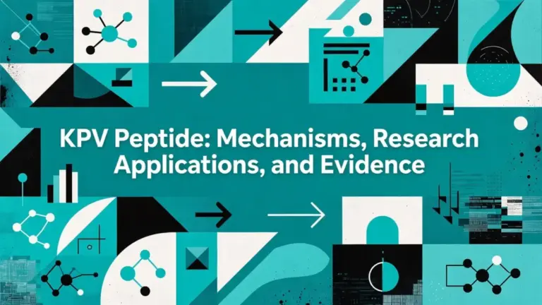 Professional header image for industry analysis: KPV Peptide: Mechanisms, Research Applications, and Evidence