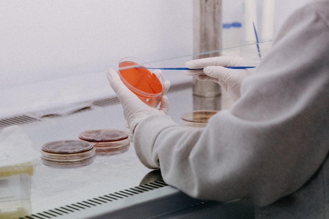 Laboratory environment illustrating lyophilized peptide stability and storage research